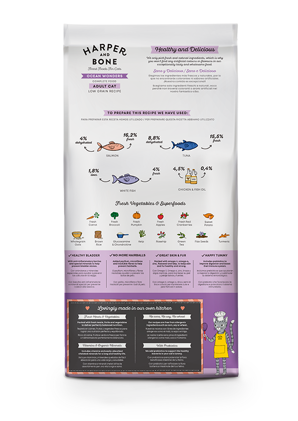 Erwachsene Katze - Wunder des Ozeans - Thunfisch, Fisch und Lachs