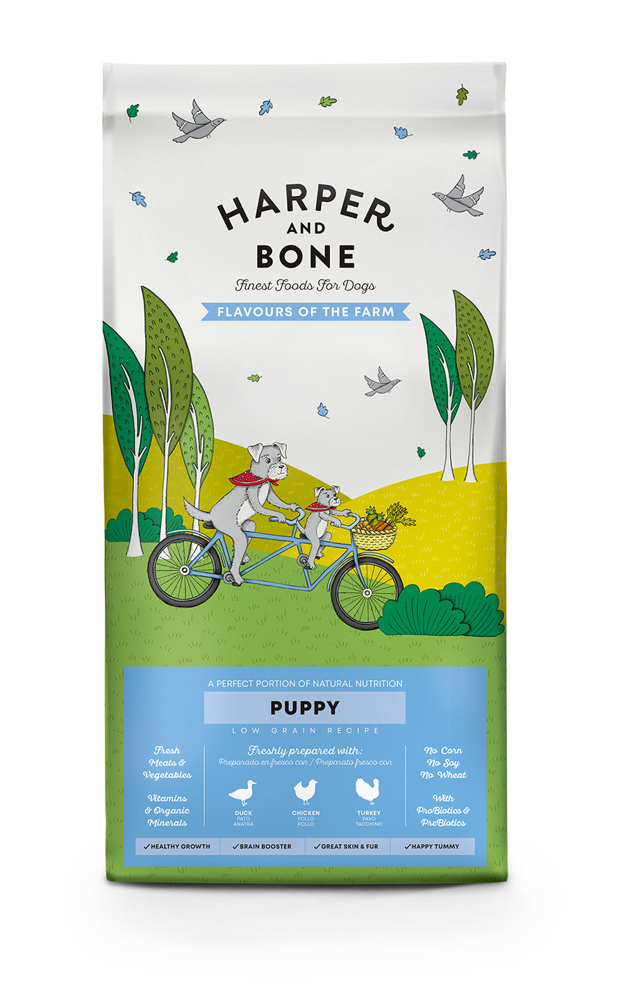 Puppy - Flavours of the farm - Pato, pollo y pavo