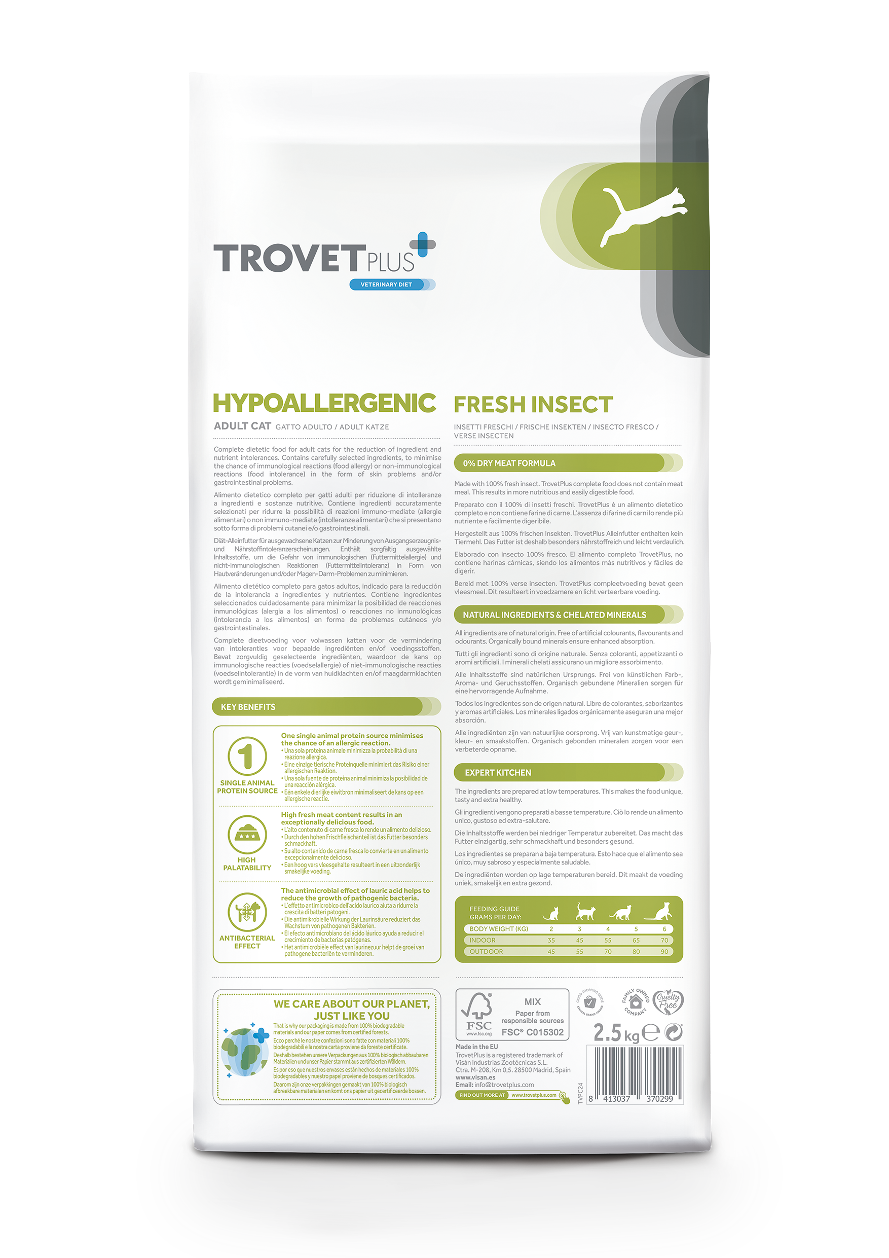 Hypoallergen - Fresh Insect - Erwachsene Katze