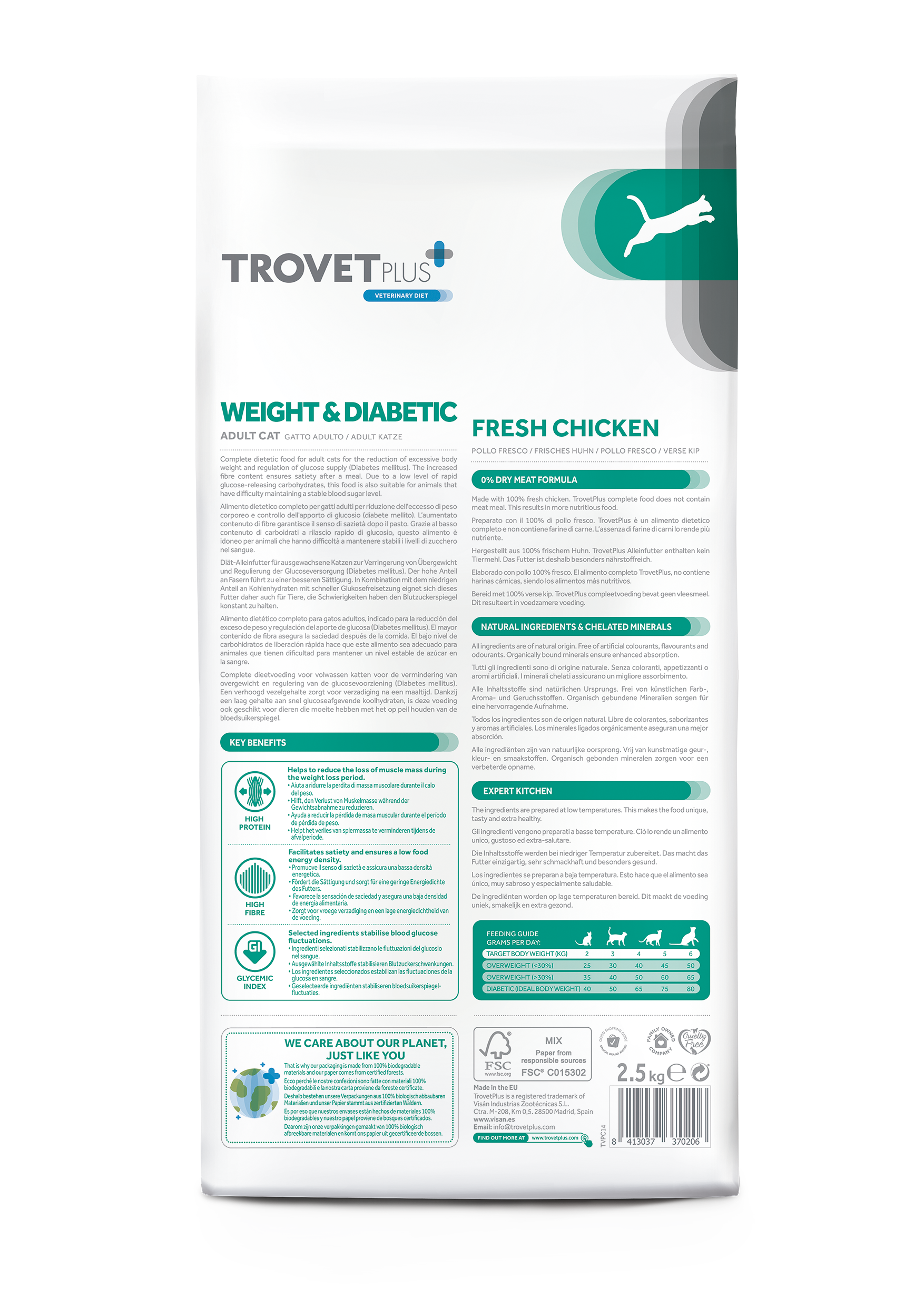 Gewicht & Diabetiker - Frisches Huhn - Erwachsene Katze