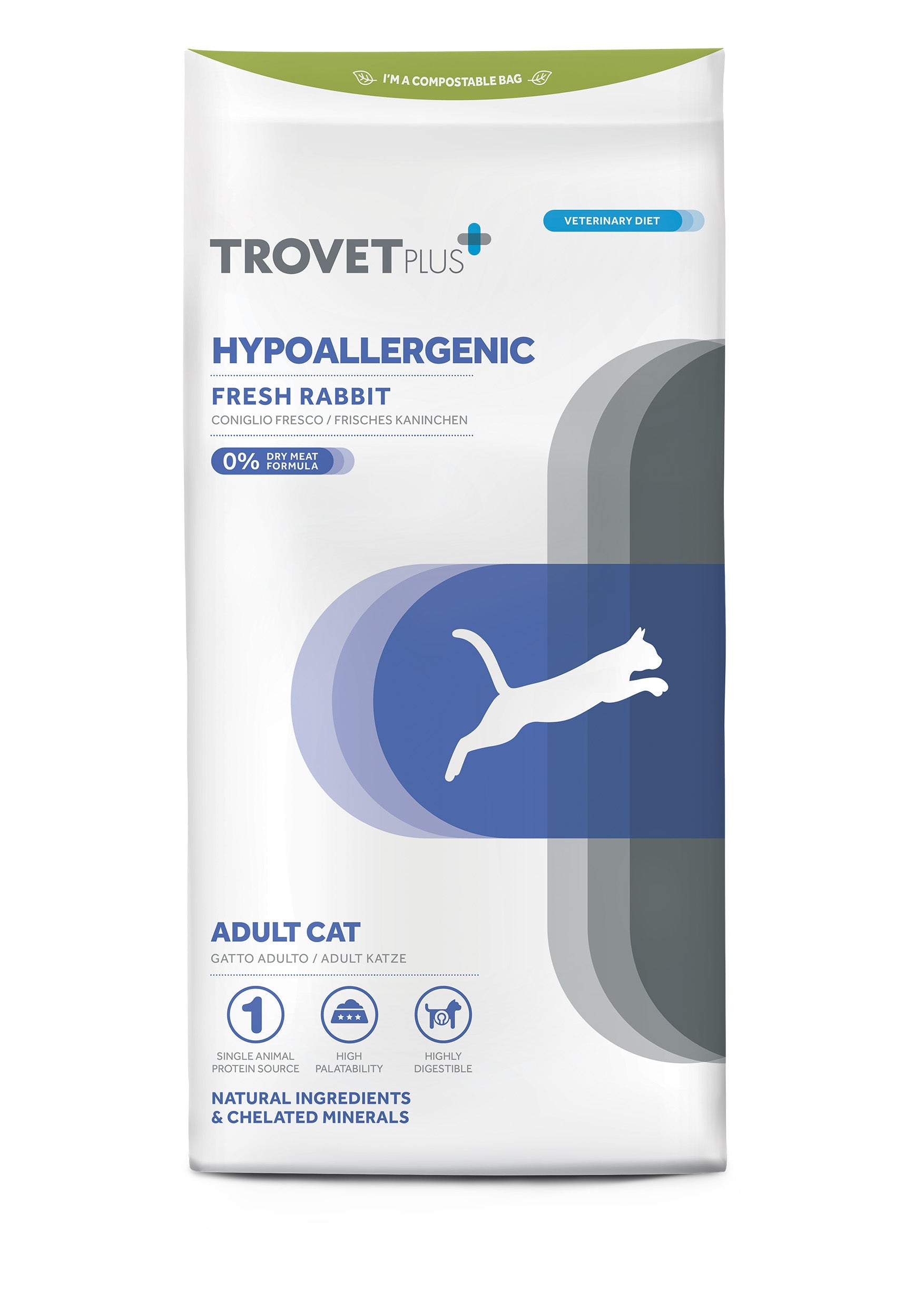 Hypoallergenic -  Frisches Kaninchenfleisch - Erwachsene Katze